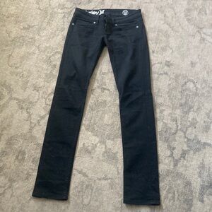Hurley Demin 81 skinny black jeans